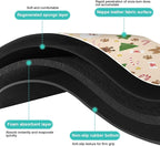Christmas Dog Food & Water Mat, Paw Prints Santa Claus Snowman Xmas Pet Feeding - Image 6