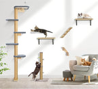Cat Wall Shelves for Kittens, 83” Floor to Ceiling Cat Tree - Image 7