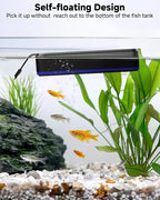 AQQA Magnetic Aquarium Fish Tank Glass Cleaner, Dual-Blades Algae Scraper Glass - Image 5