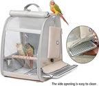 Bird Carrier Backpack, Portable Travel Bird Cage - Image 6