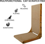 AGYM Cat Scratcher, 23 inch L Shape Cat Scratching Pad - Image 3