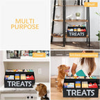 Morezi Dog Food Organizers Storage cat Treat jar Organizer Great - Image 4