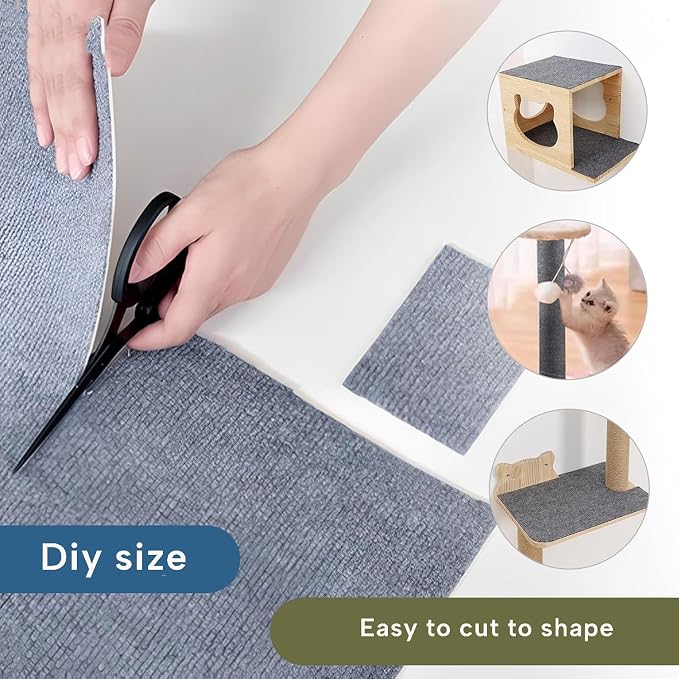 KEYIDE 79 x 16 Cat Scratch Couch Furniture Protector, Cat Scratcher Wall Pad - Image 2