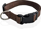 Adjustable Nylon Dog Collar, Reflective Collar 1 Inch 3/4 Inch 5/8 Inch Wide by TAIDA