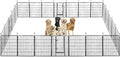 BestPet | Dog Playpen | 40 Inch, 24 Panels | Heavy Duty Metal Pet Exercise Pen by BestPet