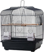 Travel Bird Cage 20.5x18.1x14.2 Inch, Portable Bird Carrier by TROPOW