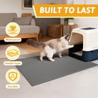 Pieviev Cat Litter Mat Double Layer Waterproof Urine Proof Trapping Mat 1 Pack) - Image 7