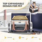 Lekereise Top-Expandable Pet Carrier 17x11x9.5 Inch Alaska Hawaiian Airline - Image 5