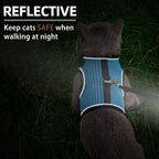 PUPTECK Soft Mesh Cat Vest Harness and Leash Set Puppy Padded Pet Harnesses - Image 5