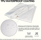 Waterproof Dog Bed Liner, Washable Replacement Cover Reusable Pet Pee Water - Image 3