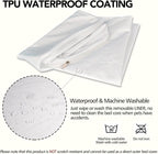 Waterproof Dog Bed Liner, Washable Replacement Cover Reusable Pet Pee Water - Image 3