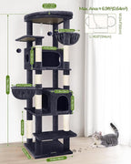 Globlazer Heavy Duty Cat Tree, 74in Sturdy Cat Tower - Image 6