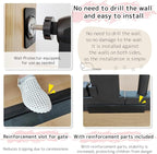 Lumizone Extra Tall Cat Gate 61.02" High Pressure Mounted Extra Wide - Image 6