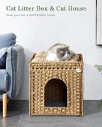Cat Litter Box Enclosure Furniture, Hidden Litter Box - Image 2