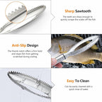 2 Pcs Fish Tweezer 2 Pcs Fish Scale Remover, Fishbone Tweezers Descaler Cleaner - Image 5