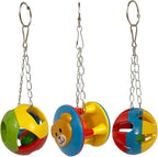 SIMENA Parrot Ball Toy with Bell, Cage Hanging Accessories - Image 2