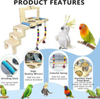 kathson Bird Perches Cage Toys - Image 4