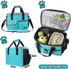 PetAmi Dog Travel Bag, Travel Pet Bag Organizer, Dog Food Travel Bag - Image 2