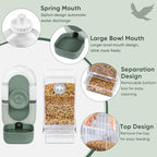 No Mess Bird Feeder & Water Dispenser Set - Image 7