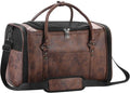 Stylish Leather Pet Carrier for Small Dogs and Cats Up to 15 lbs, Airline by WelcomeToJohomviin
