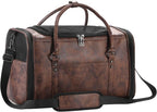 Stylish Leather Pet Carrier for Small Dogs and Cats Up to 15 lbs, Airline by WelcomeToJohomviin