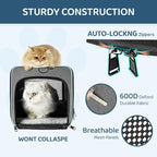 Cat Carrier American, Delta Airline Approved/Soft-Sided Pet Travel Bag - Image 7