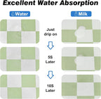 Checkered Dog Food Mat, Absorbent Leak-Proof Pet Feeding Mat, Quick Dry Cat - Image 4