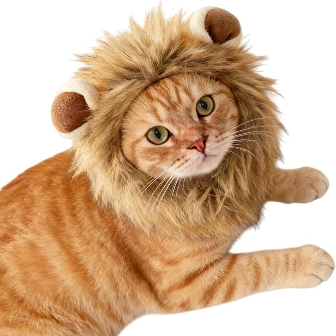 Lion Mane Wig Pet Costume, Costumes by VEAGINS