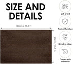 ASENKU Cat Scratch Furniture Protector, Trimmable Self-Adhesive Couch Protector - Image 2