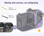Pecute Cat Backpack Carrier Expandable, Pet Backpack - Image 3