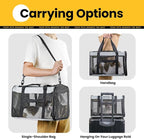 Soft-Sided Cat Carrier for Small-Medium Cats, Puppies up to 15 Lb, Airline - Image 8
