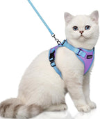 rabbitgoo Cat Harness and Leash Set, Escape Proof Soft Adjustable Vest Harnesses by rabbitgoo