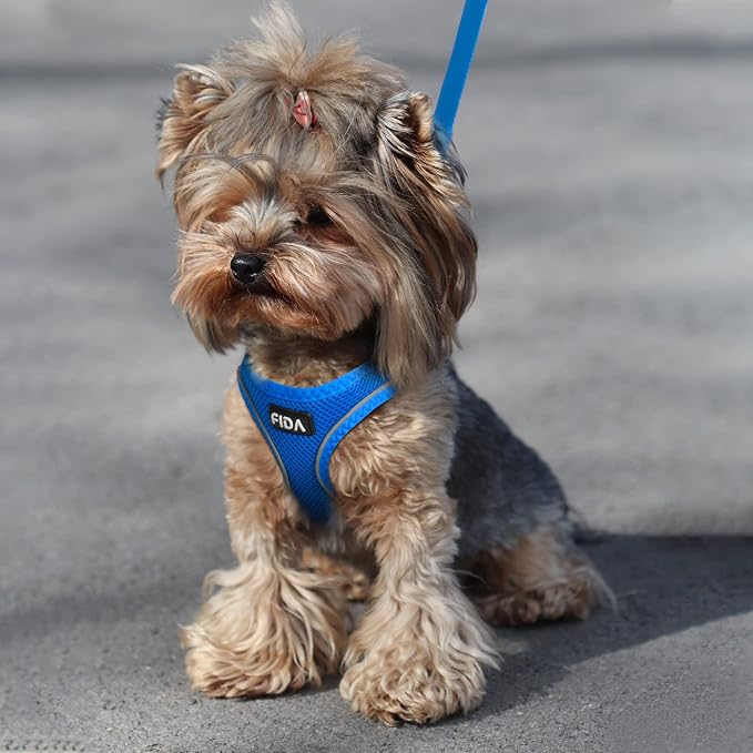 Fida Comfy Dog Harness with Leash, Soft Puppy Vest Escape Proof, Breathable - Image 6
