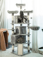 Hey-brother XL Size Cat Tree, 73.4 inch Cat Tower - Image 3