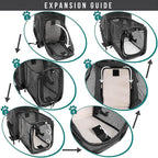 PetAmi Dog Cat Backpack Carrier, Expandable Pet Carrier Backpack - Image 3