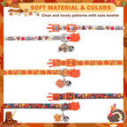 SCENEREAL Fall Thanksgiving Cat Collar Breakaway Girl Boy, Safety Buckle Soft - Image 5