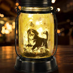 Bernese Mountain Dog Gifts for Women/Men Bernese Mountain Solar Lanterns by kyoryuger