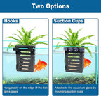 Aquarium Plant Holder 4 PCS Hanging Aquatic Plant Pot - Image 2