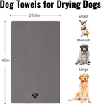 3 Pack Microfiber Dog Towels for Drying Dogs, Super Absorbent and Soft Pet - Image 3