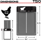 RUN-CHICKEN Door T50 – Automatic Chicken Coop Door Opener, Battery Powered & - Image 7