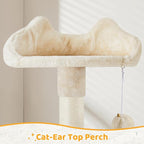Yaheetech Cat Tree, 54in Tall Cat Tower - Image 5