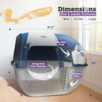 Omega Paw Roll N Clean Complete Self Cleaning Litter Box - Image 4