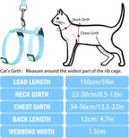 PUPTECK Adjustable Cat Harness and Leash Set Escape Proof Kitten Strap Collar - Image 2