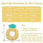 ANWA Adjustable Cat Cone Collar Soft, Cute Cat Donut Collar After Surgery - Image 2