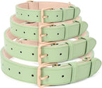 WHIPPY Leather Dog Collar for Small Medium Large Dog Adjustable Soft Breathable - Image 7