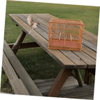 Hemoton Portable Lightweight Bamboo Bird Cage - Image 7