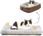 Self Warming Cat Bed, Foldable Self Heated Cat Mat Extra Warm Thermal Heating - Image 8