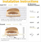 FUKUMARU Cat Wall Furniture Set, Transparent Capsule Kitten Walls Shelves - Image 6