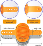 Dog Grooming Brush, Pet Shampoo Bath Brush Shedding Soothing Massage Rubber Comb - Image 5