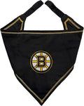 Pets First NHL Boston Bruins TIE Bandana, Size Large/X-Large. Dog Bandana Scarf by PETSFIRST